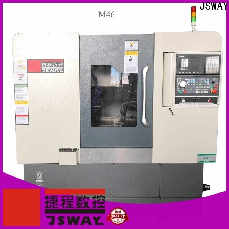 Diseño de máquina de torno de CNC pequeño preciso con contrapesado para el lugar de trabajo 1