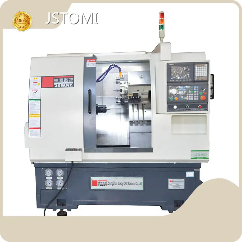 Máquina de torno CNC de cama inclinado 25 dias por JSWAY 1