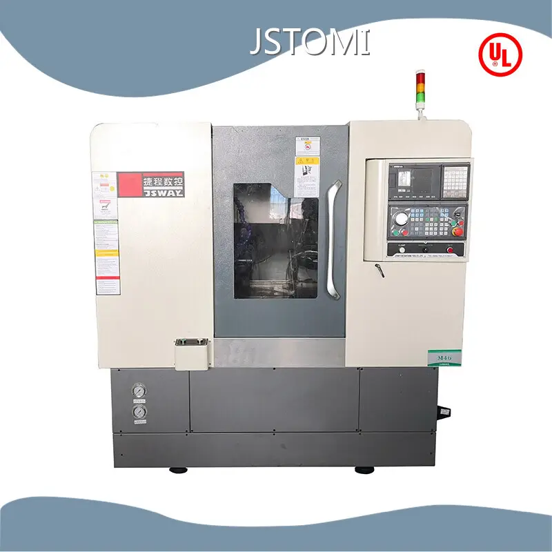 Torno CNC pequeño en venta. Torno de 2 ejes al por mayor - JSWAY 1