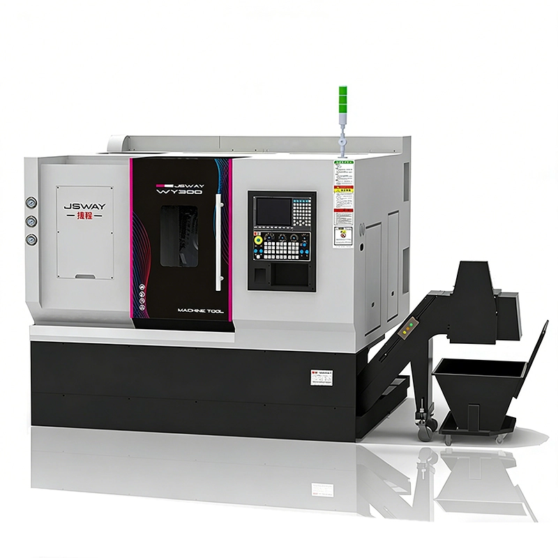 JSWAY WY300 CNC-Multifunktionsdrehmaschine mit Auf- und Abwärts-Revolver 1