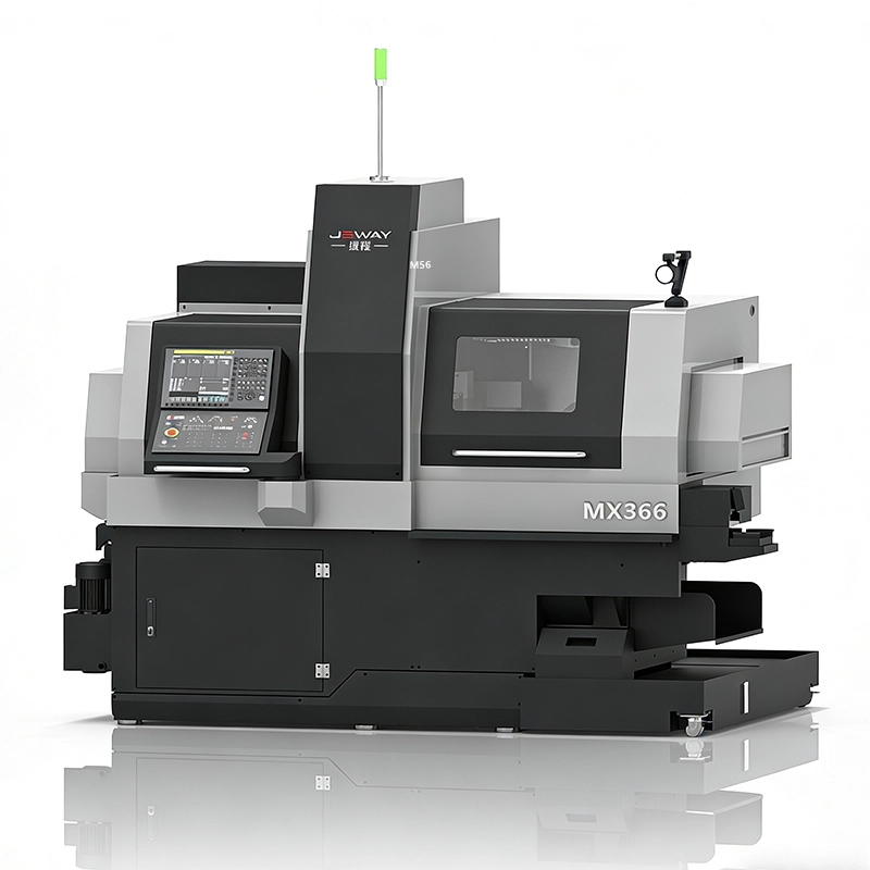 مخرطة JSWAY MX366 سويسرية شديدة التحمل بستة محاور، ماكينة خراطة CNC من Live Tools 1