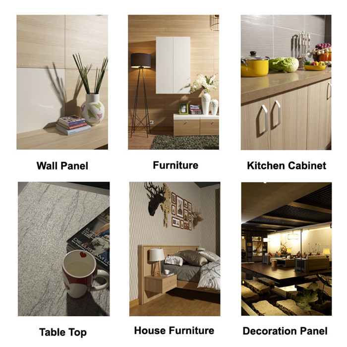 stable covering wood furniture with paper textile customized for guest room 3