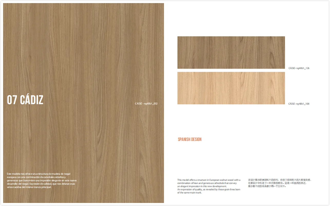 I.DECOR wood effect paper series for master room 2
