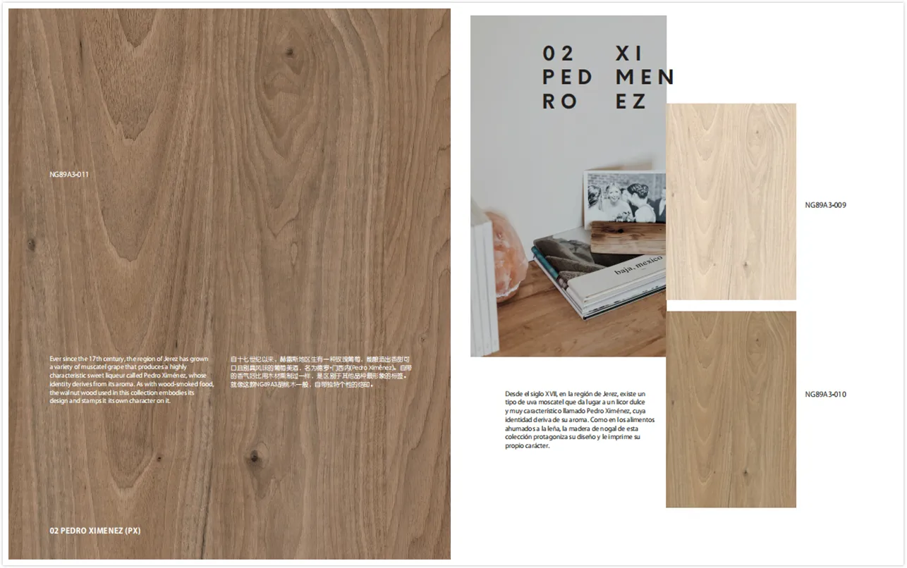 I.DECOR fake wood paper customized for drawing room 2