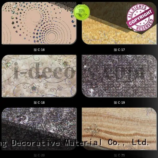 I.DECOR Decorative Material wood grain finish foil paper finish design 1