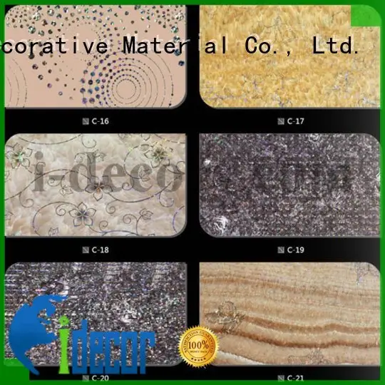 stone wood gold foil paper I.DECOR Decorative Material 1