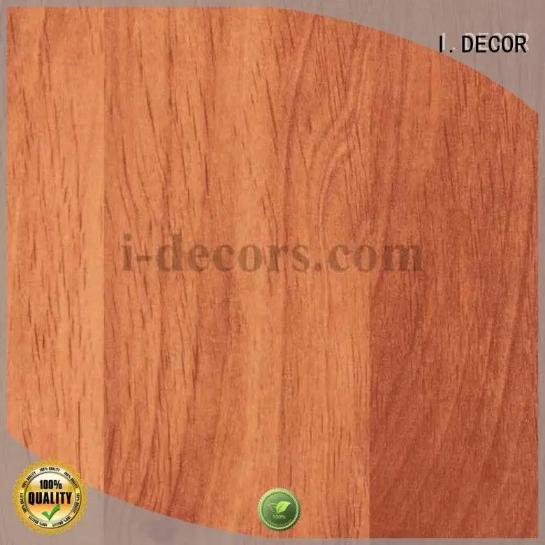 Hot furniture laminate sheets paper 40504 teak I.DECOR Brand 1