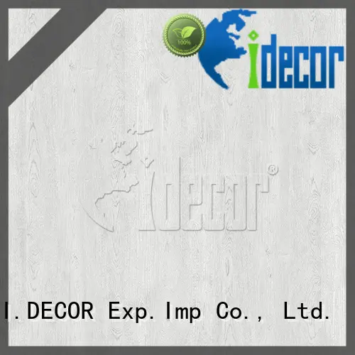 I.DECOR wood laminate paper from China for guest room 1