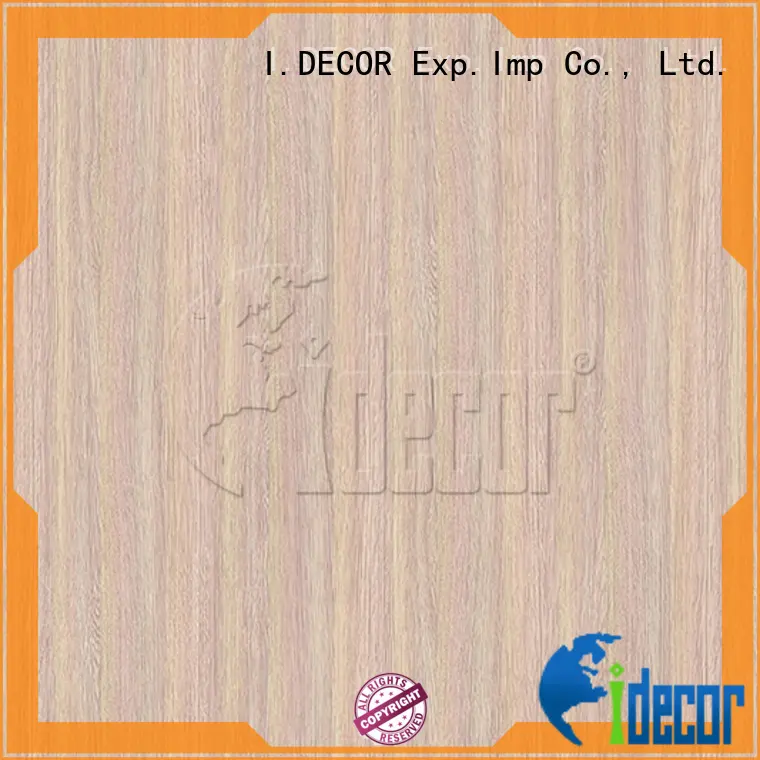 I.DECOR wood effect paper customized for guest room 1