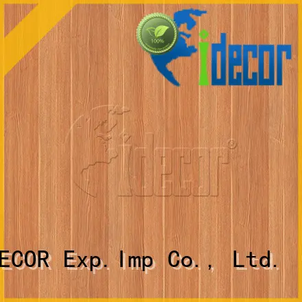I.DECOR embossed wood grain paper from China for dining room 1