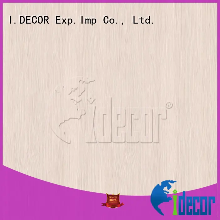I.DECOR wood design paper customized for guest room 1