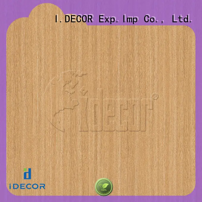 I.DECOR real wood paper customized for dining room 1