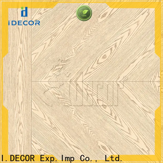 I.DECOR faux wood grain paper customized for master room 1