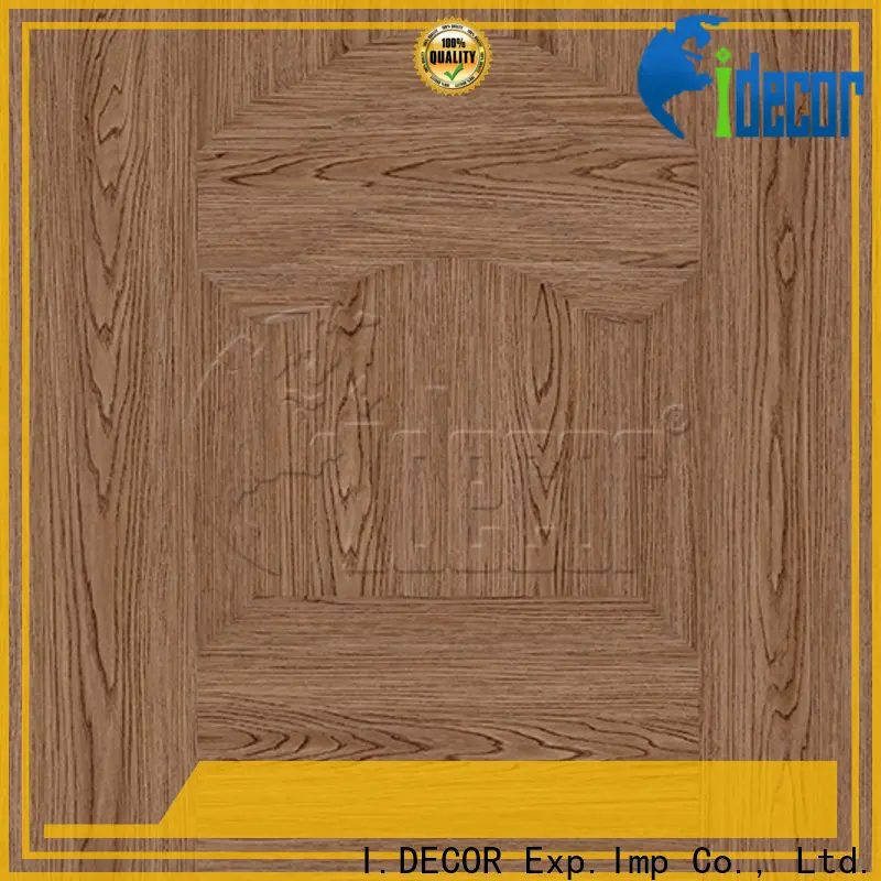 I.DECOR real faux wood grain paper customized for dining room 1