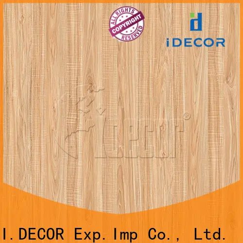 I.DECOR printable wood grain paper from China for guest room 1