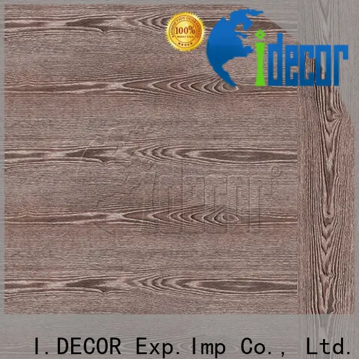 I.DECOR real wood imitation paper directly sale for guest room 1