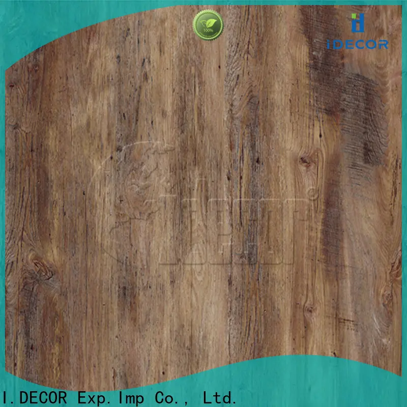I.DECOR wood color paper customized for drawing room 1