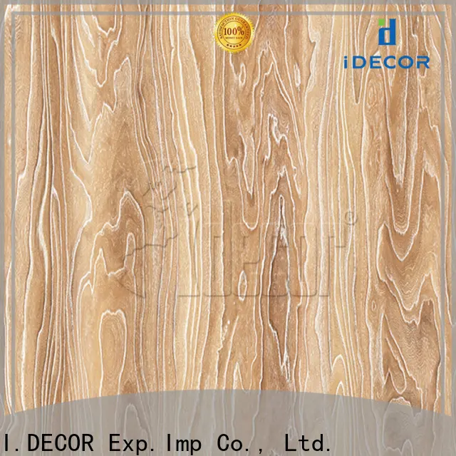 I.DECOR wood design paper from China for dining room 1
