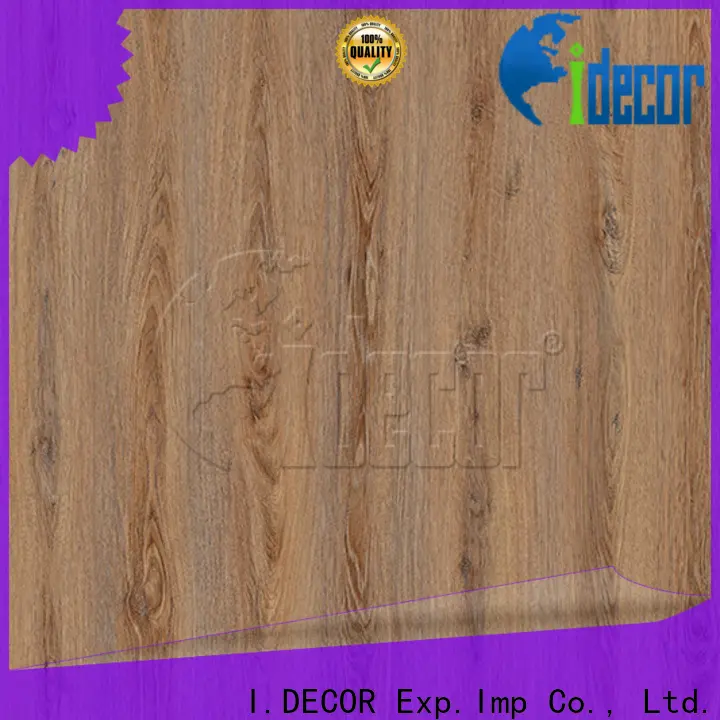 I.DECOR embossed wood grain paper from China for guest room 1