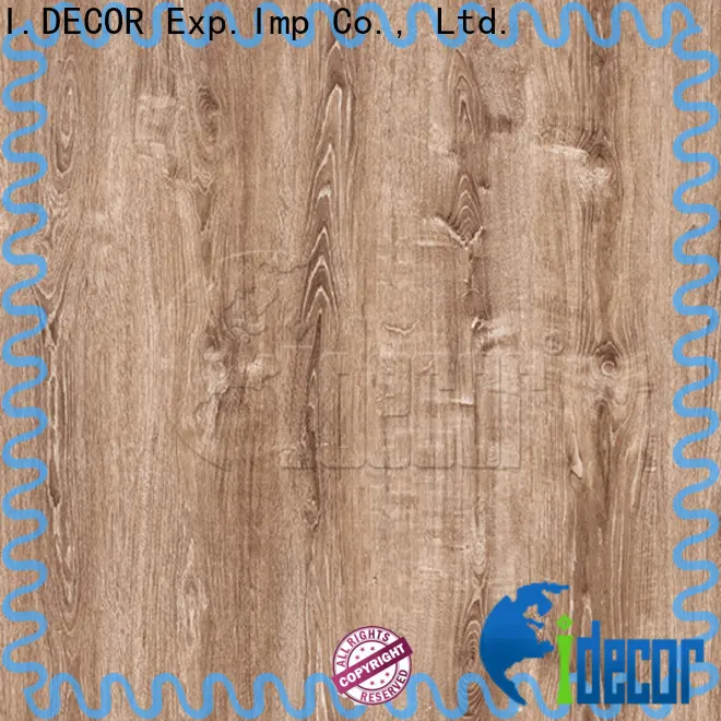 I.DECOR wood grain laminate paper directly sale for dining room 1