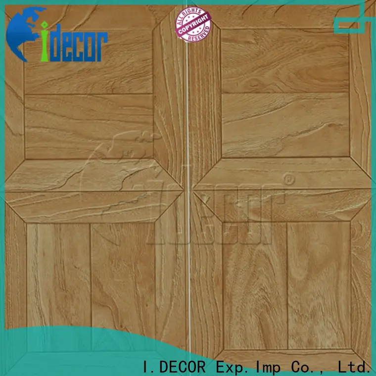 I.DECOR wood grain texture paper customized for master room 1