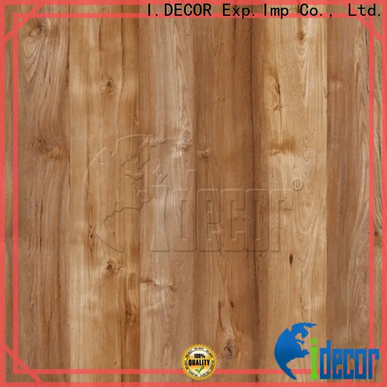 I.DECOR embossed wood grain paper directly sale for guest room 1