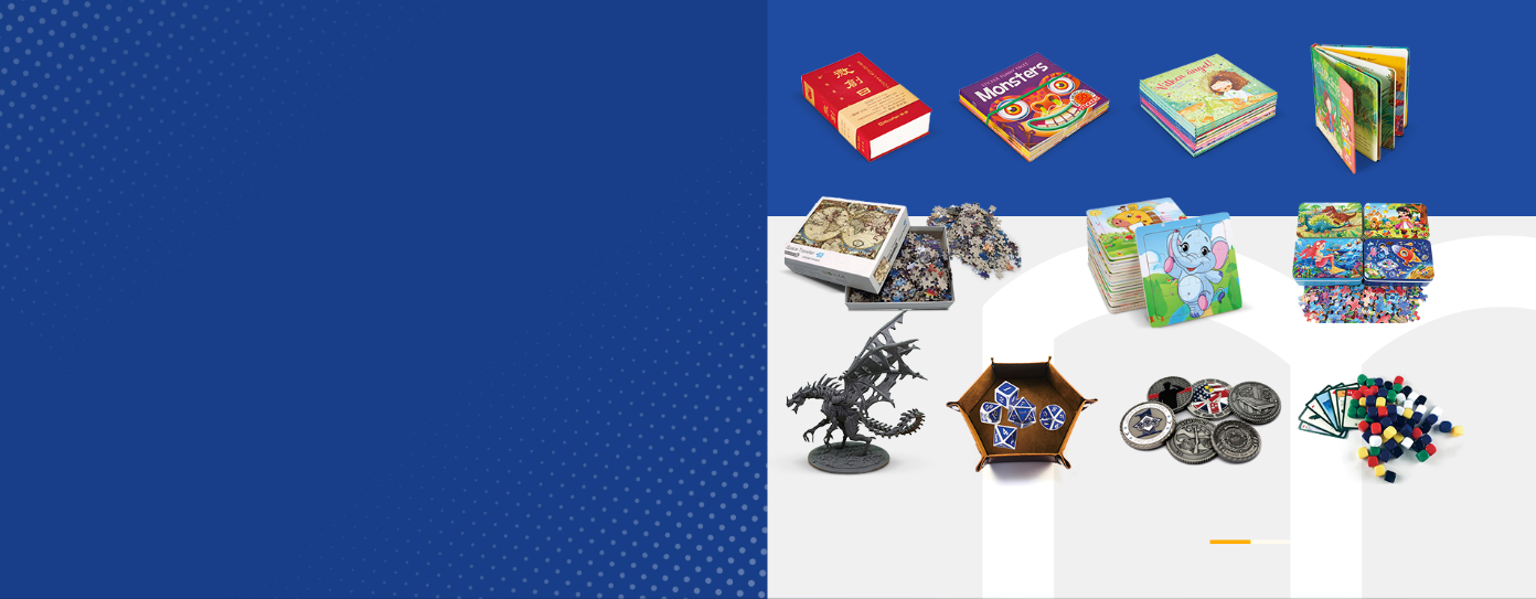 GAMES & BOOKS MANUFACTURER SINCE 1998