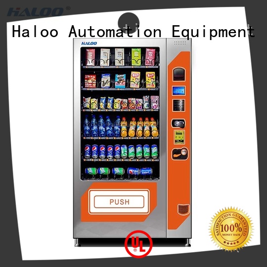 tea vending machine 21.5inches ads screen for snack Haloo 1