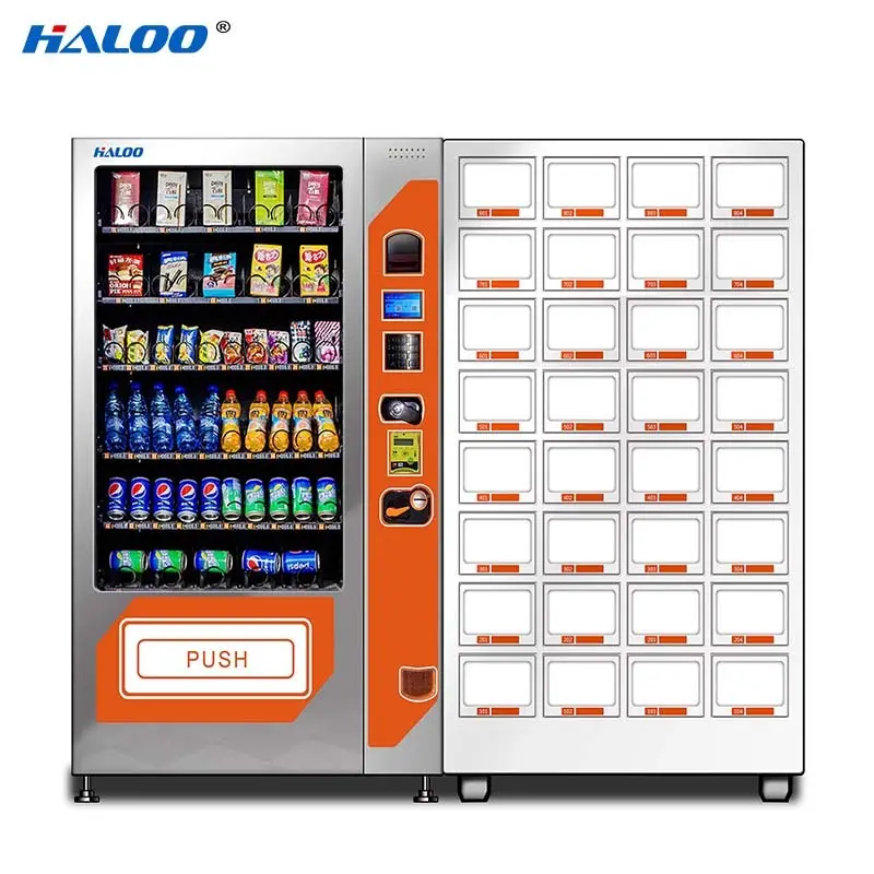 Haloo cold drink vending machine wholesale for snack 4
