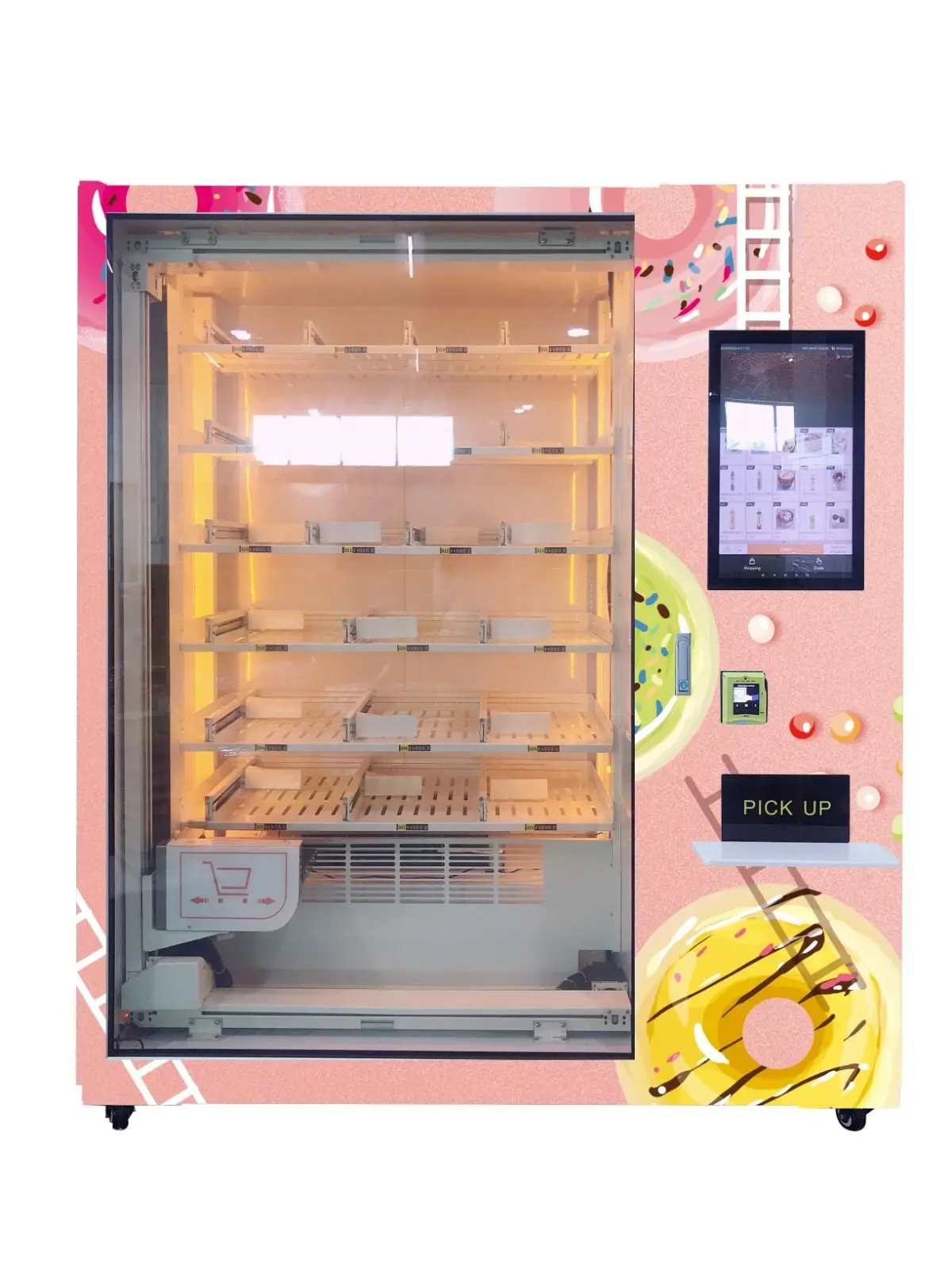 Frozen Food Vending Machine Freezer Vending Machine Frozen Meals Vending Machine With Microwave Heating16 2