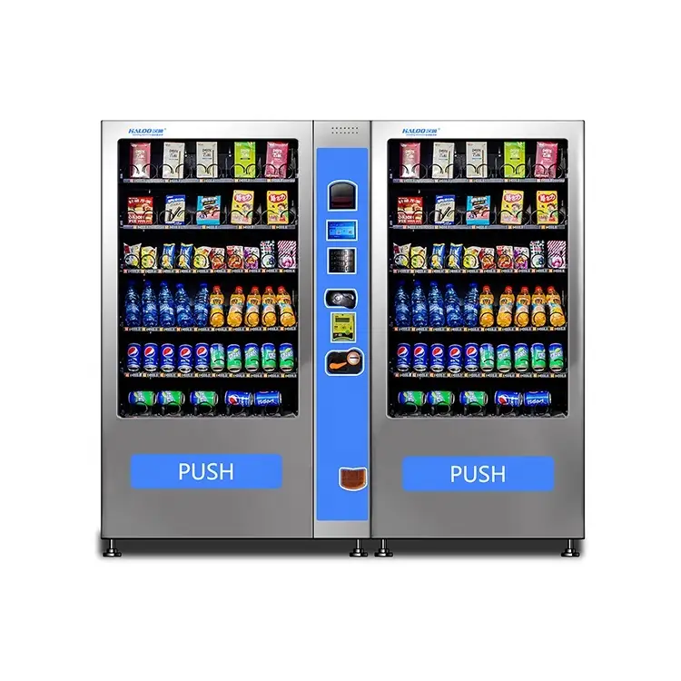 Hot Products Self- Service Shop Combination food and drinks combination vending machine 1