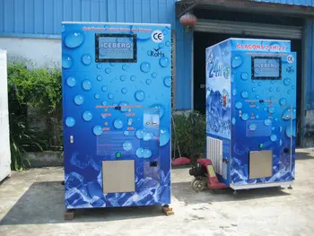 Cube Ice Vending Machine and Auto Bag Ice Vending Machine-1 3