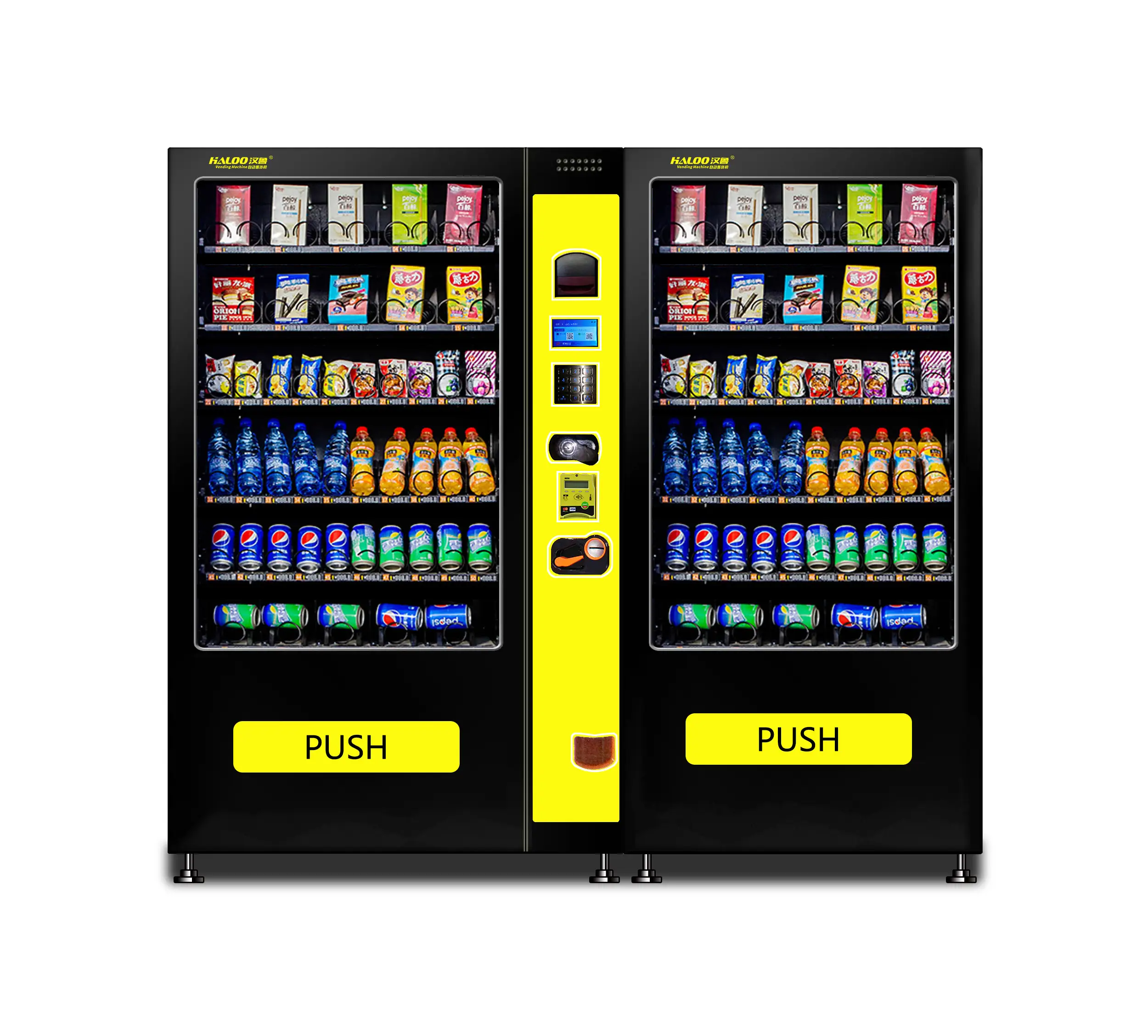 credit card payment caco beer combo drink vending machine with touch screen 1
