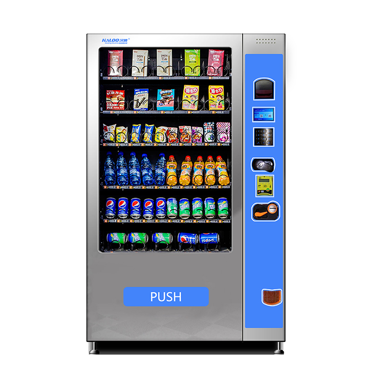 E-wallet pay drink and snack vending machine for Euro 2