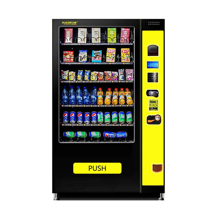 canned beverage vending machine and beer coffee vending machine with refrigerator 1
