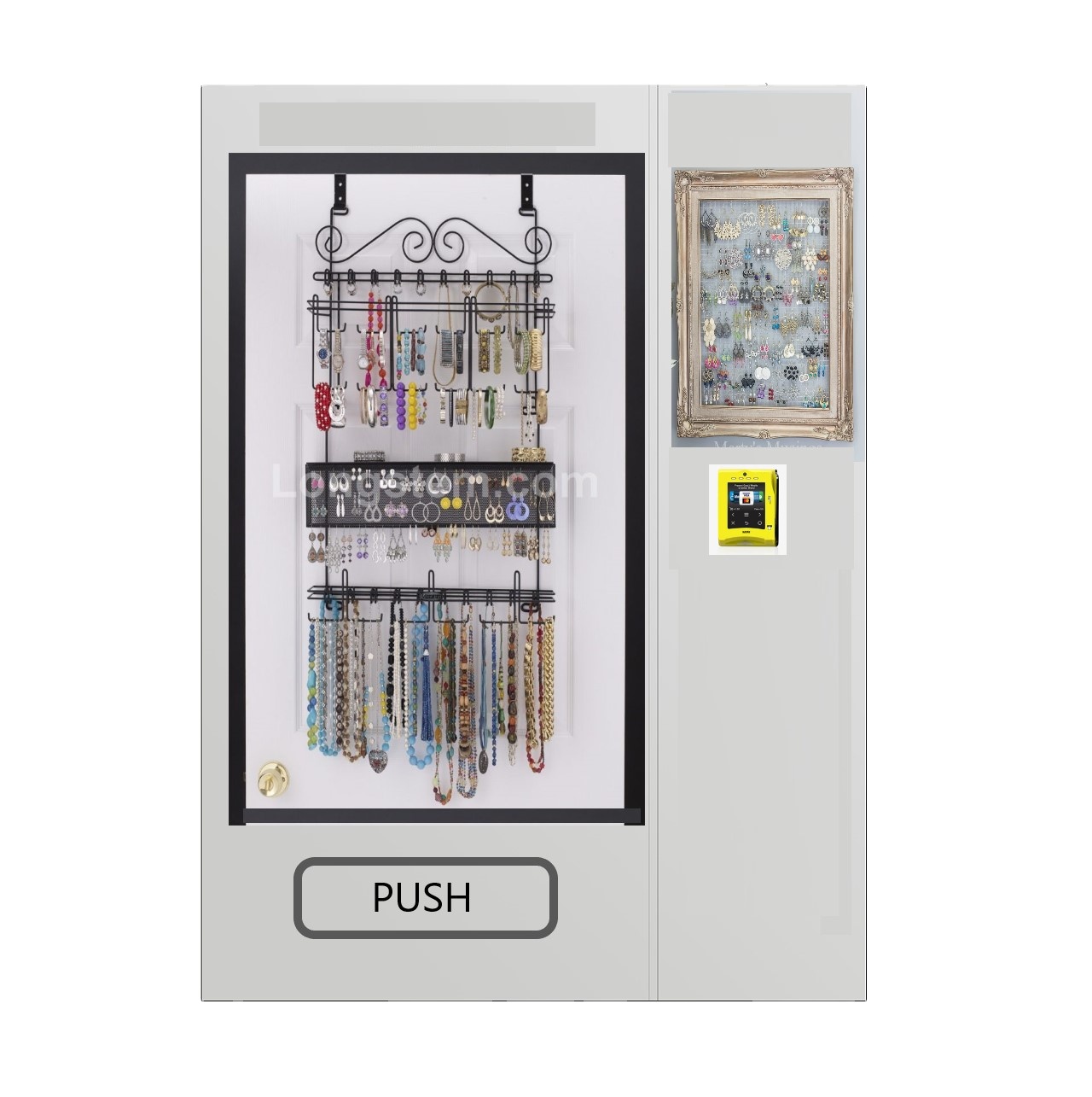silver souvenir vending machine and jewelry vending machine 1