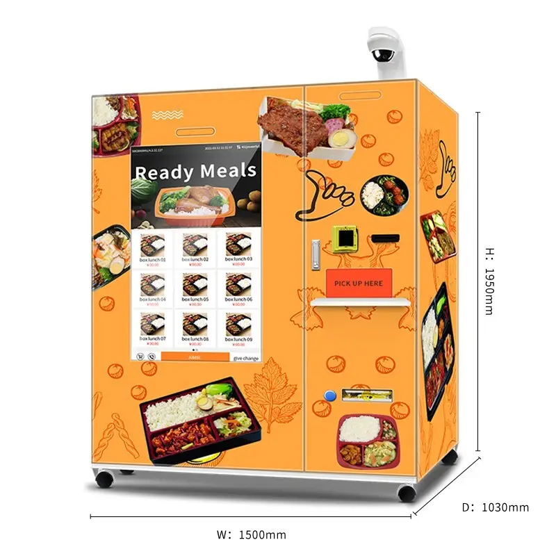 Haloo professional hot food vending machine supplier for food 2