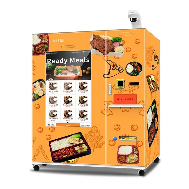 Haloo hot noodle vending machine factory for outdoor 6