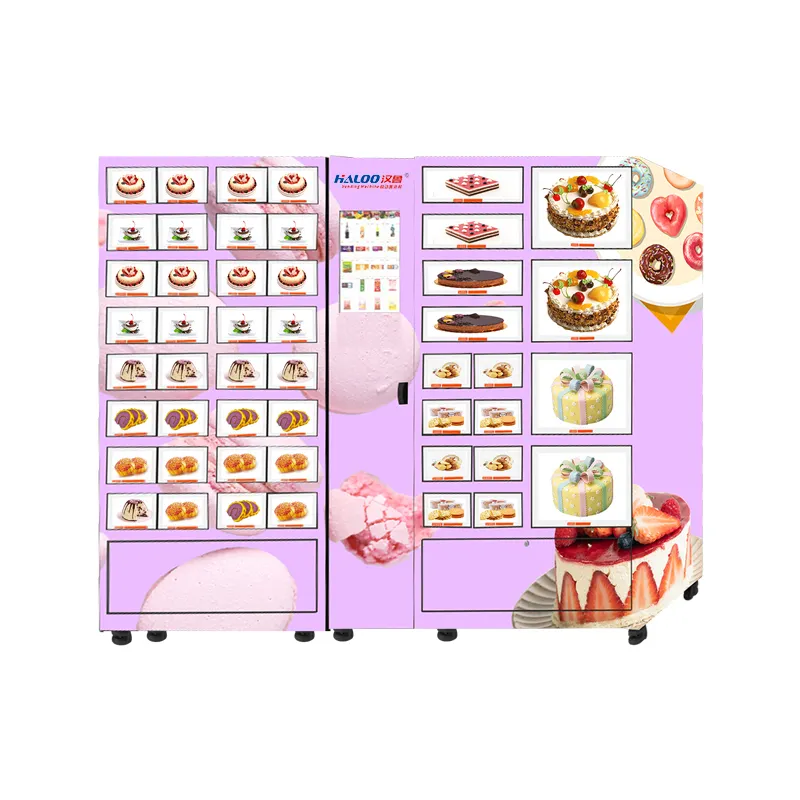 HALOO-DLE-10C+CRE-4A-006 Sex product condom automatic vending machine with 21.5inches ads touch screen90 2