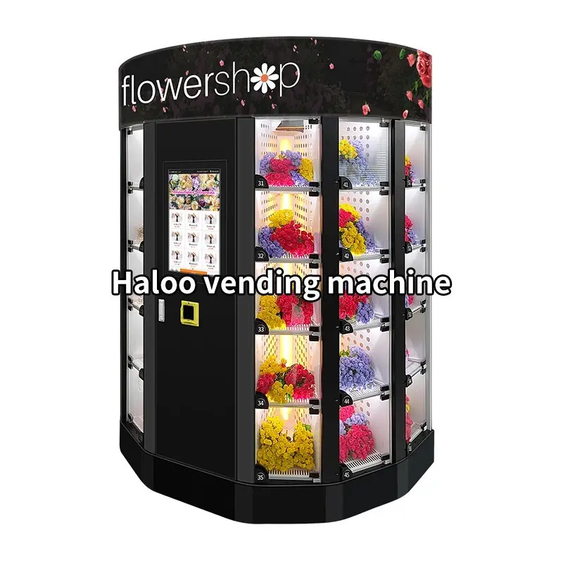 Haloo professional cabinet vending machine factory for snack 3