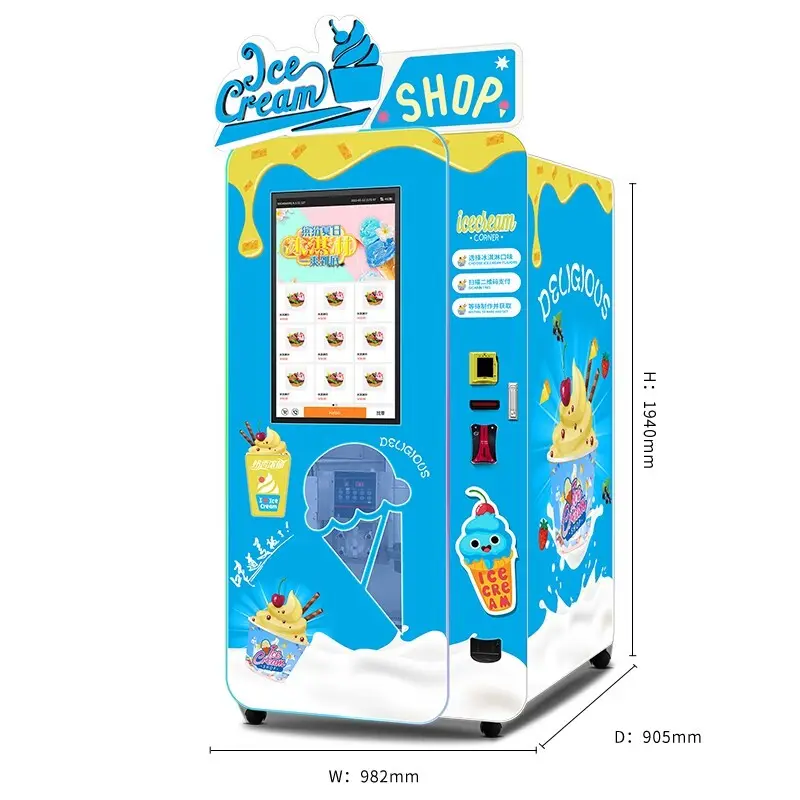 Haloo ice vending machine wholesale for snack 2