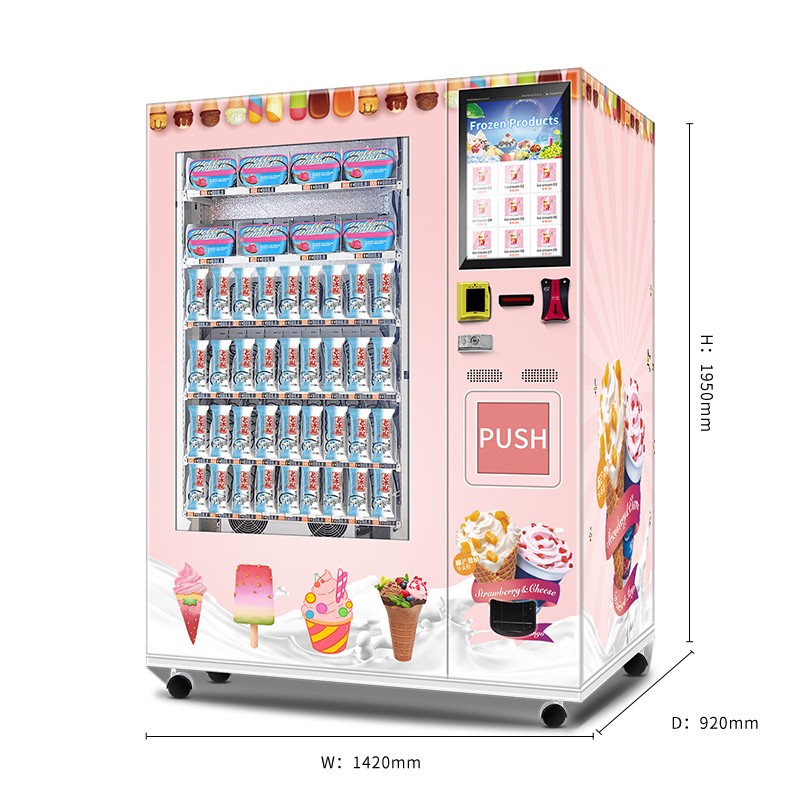 Haloo best ice cream vending machine for sale manufacturer for drink 2
