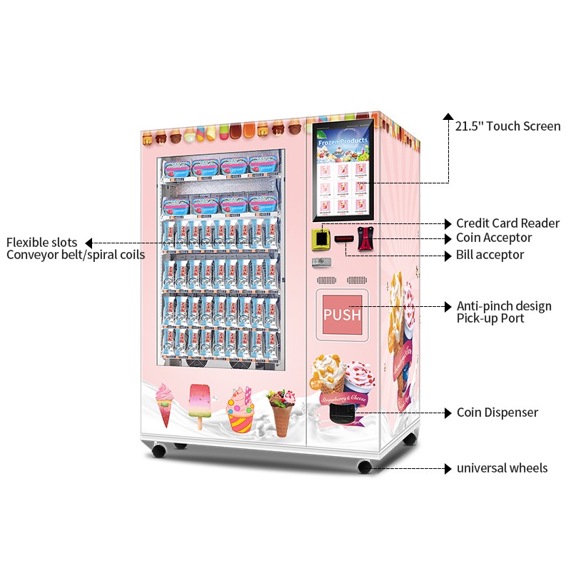 Haloo best ice cream vending machine for sale manufacturer for drink 3