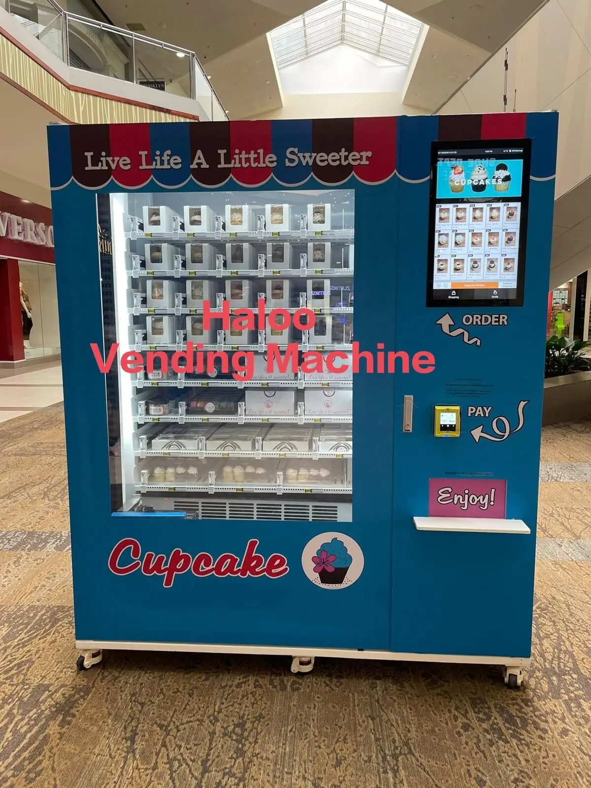 Haloo cupcake atm supplier outdoor 7