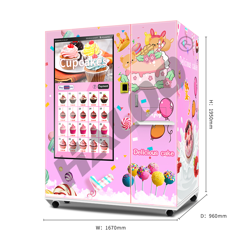 Touch Screen Cupcake Vending Machine