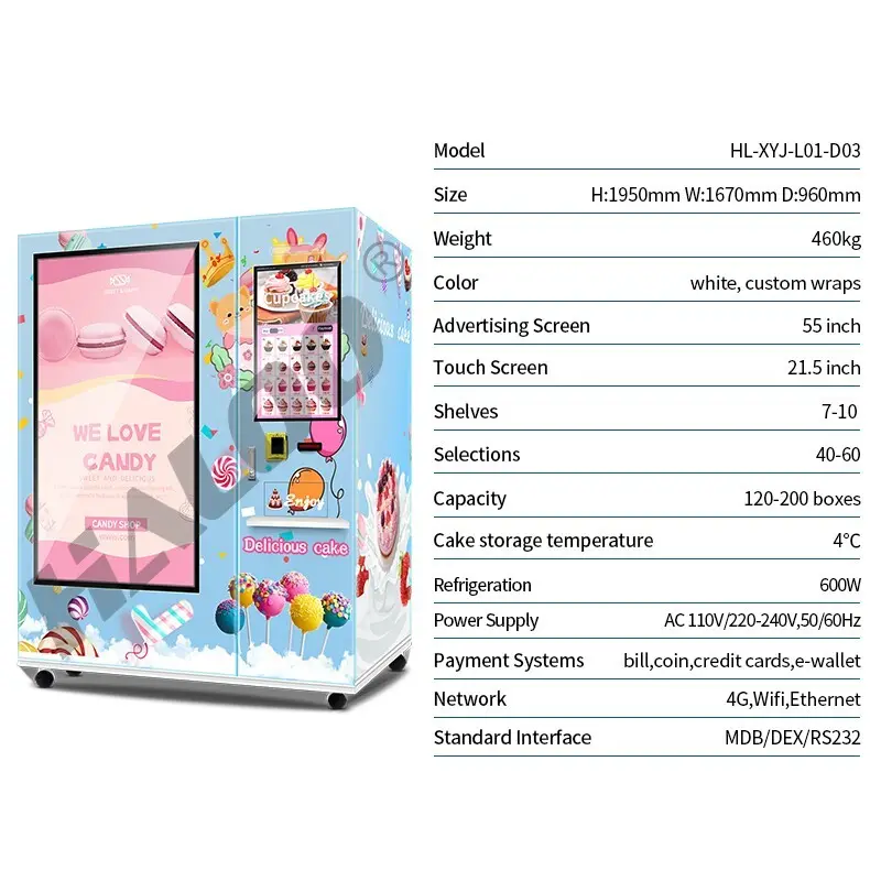 Affordable cupcake atm supplier for food 4