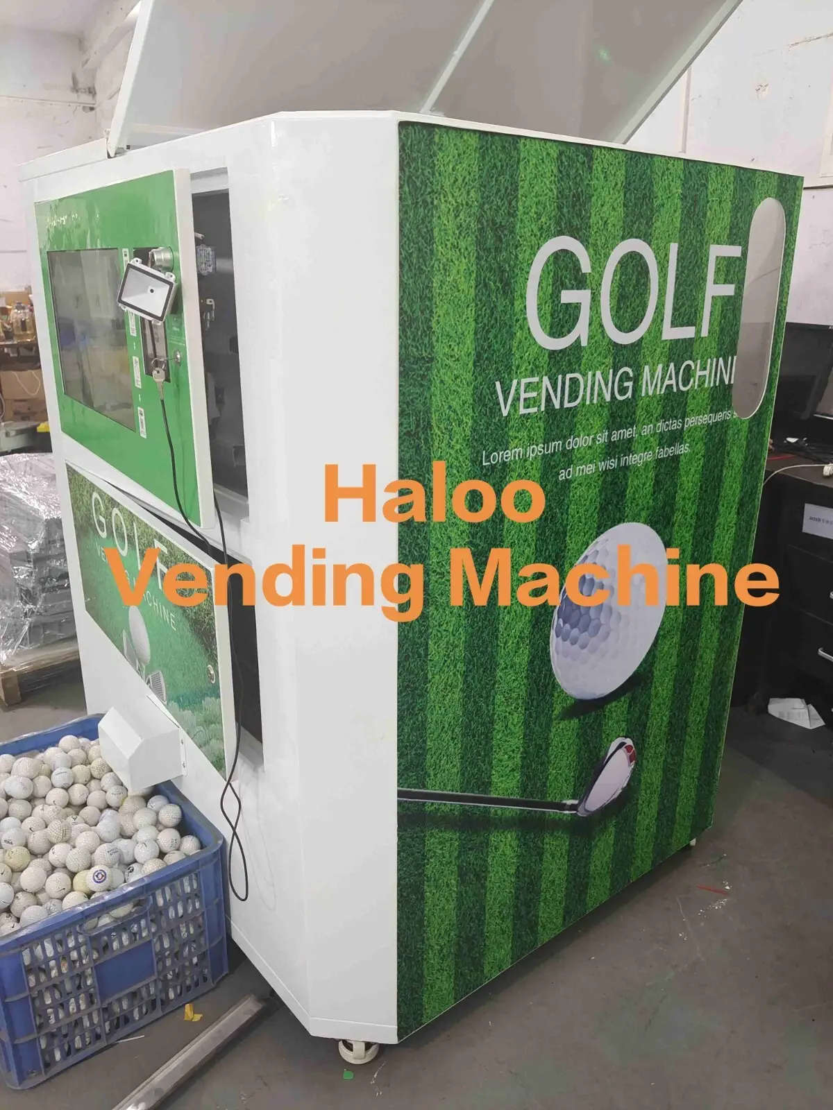 Haloo OEM & ODM coin operated golf ball dispenser wholesale for shopping mall 6