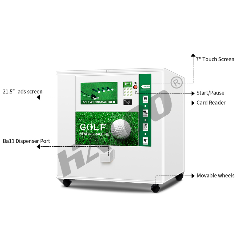 Haloo OEM & ODM coin operated golf ball dispenser wholesale for shopping mall 3