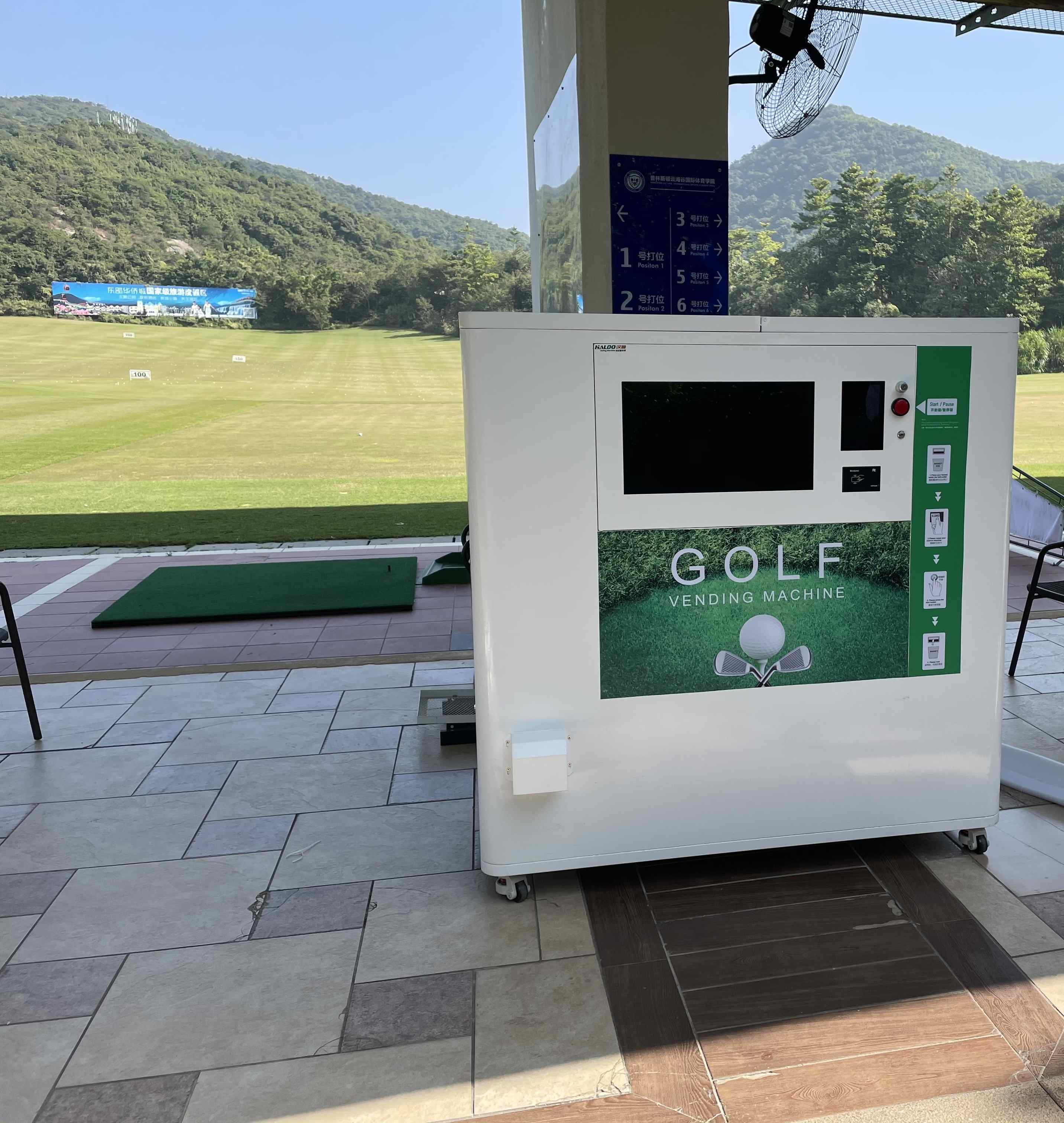 Exclusive Roll-out Golf Ball Dispenser Flat Top Golf Ball Dispenser Vending Machine 5