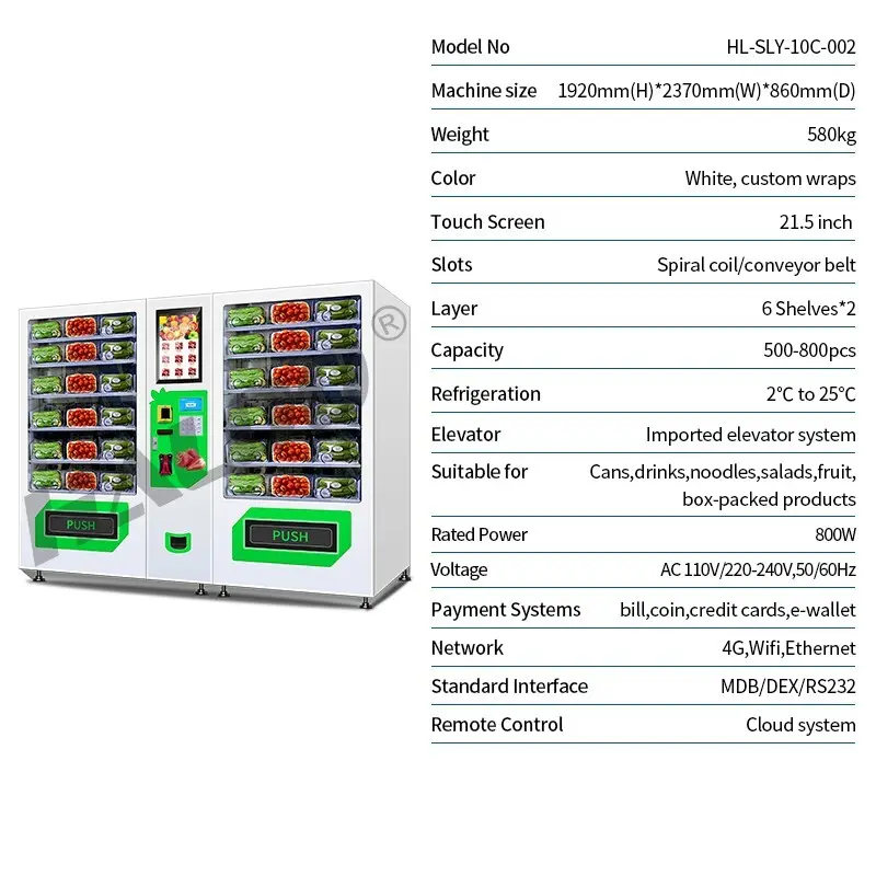 Haloo automatic sandwich vending machine wholesale for fragile goods1 4